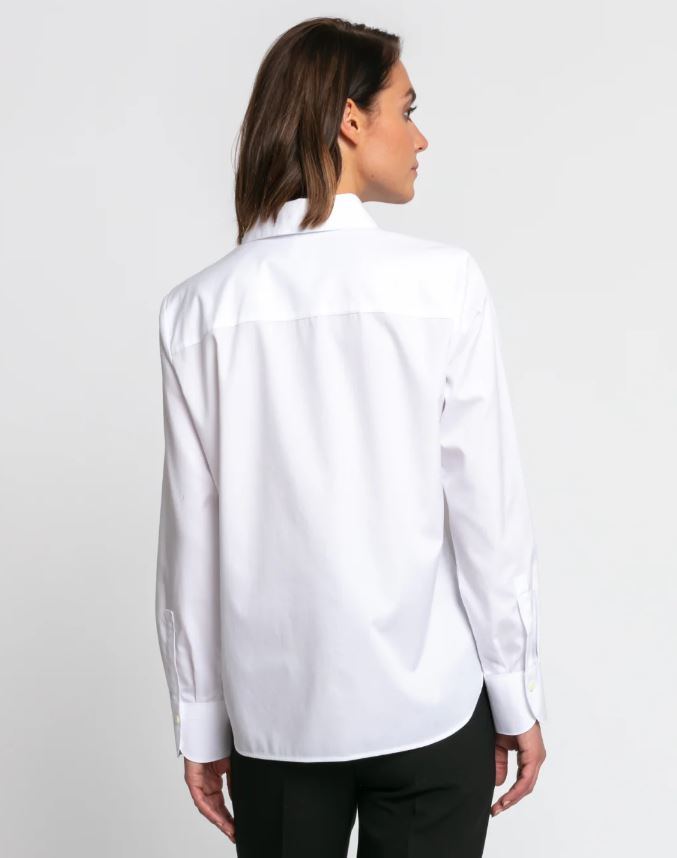 Reese Long Sleeve Luxe Cotton Shirt