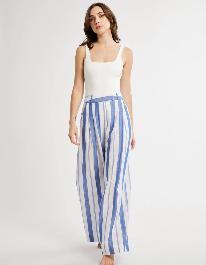 Cara Pant in Nantucket Stripe