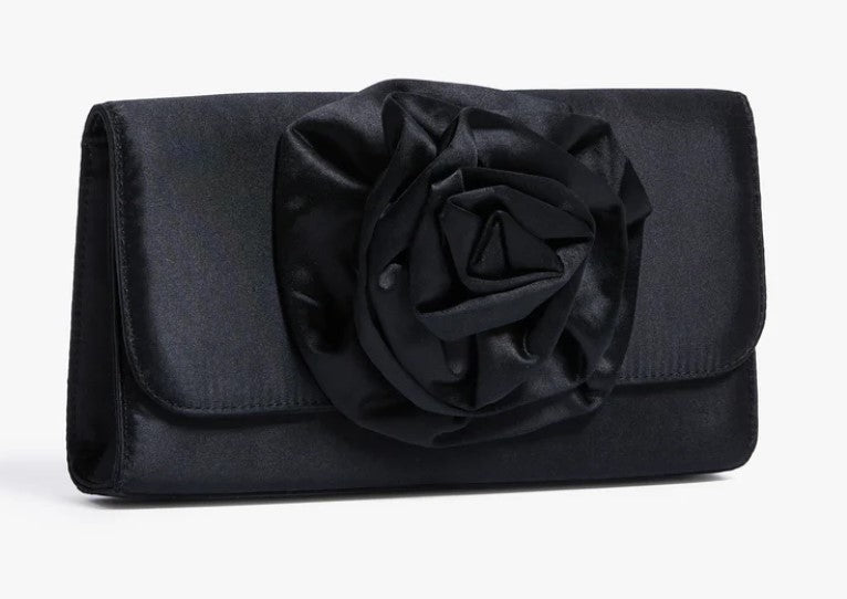 La Fleur Satin Evening Bag