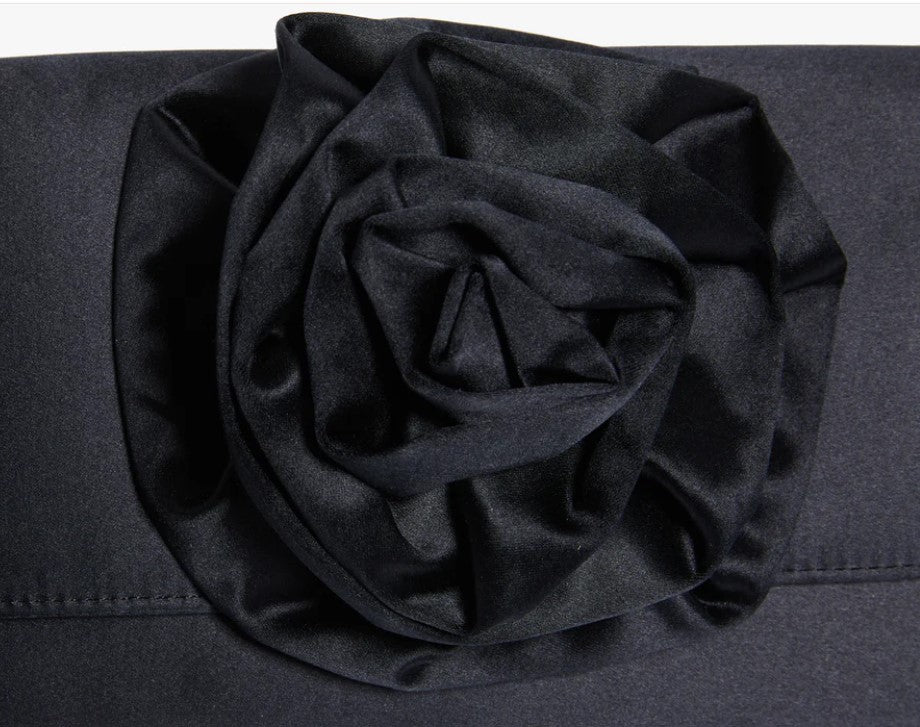 La Fleur Satin Evening Bag