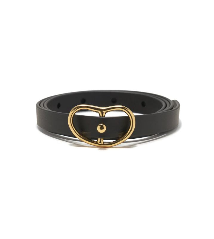 Skinny Georgia Belt in Black