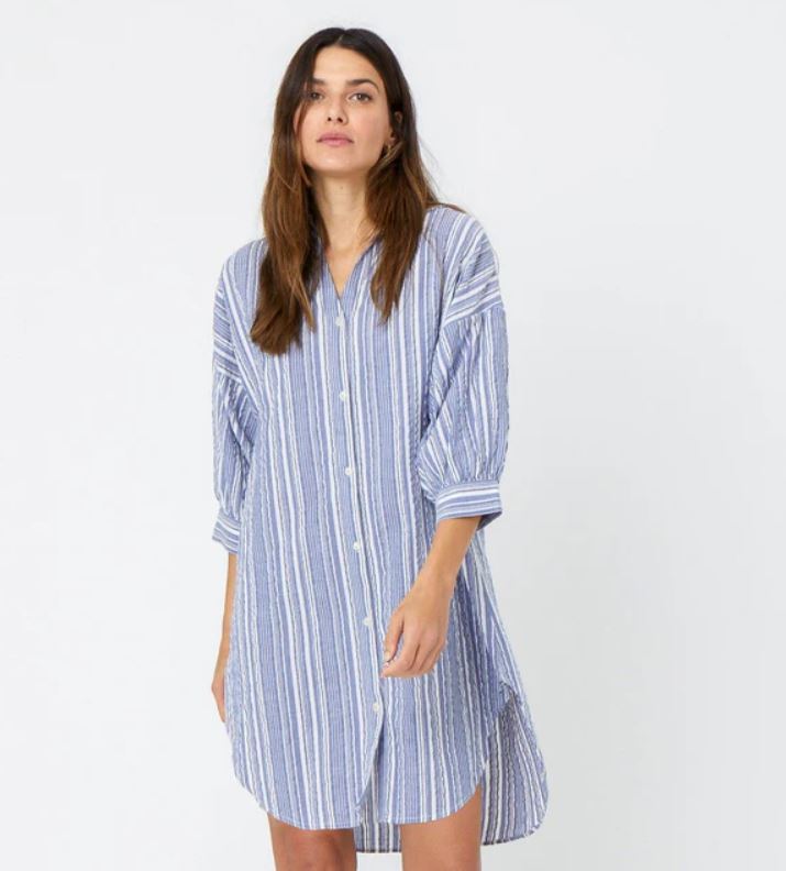 Gigi Stripe Shirt Dress