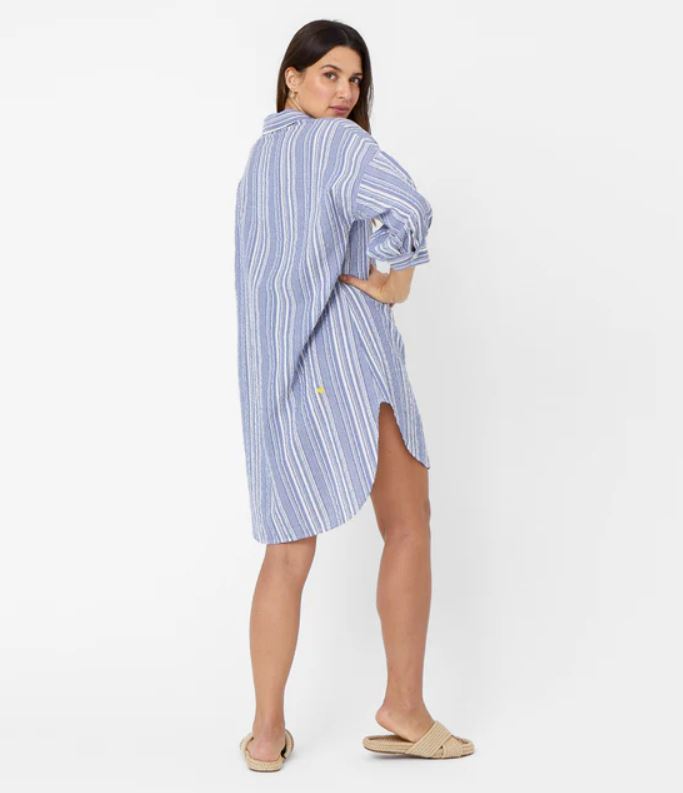 Gigi Stripe Shirt Dress