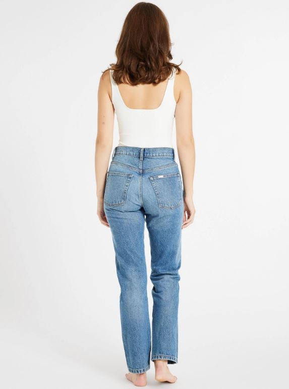 Brooke High Rise Slim Fit Jean in Montecito