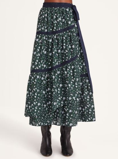 Prins Print Skirt in Forest