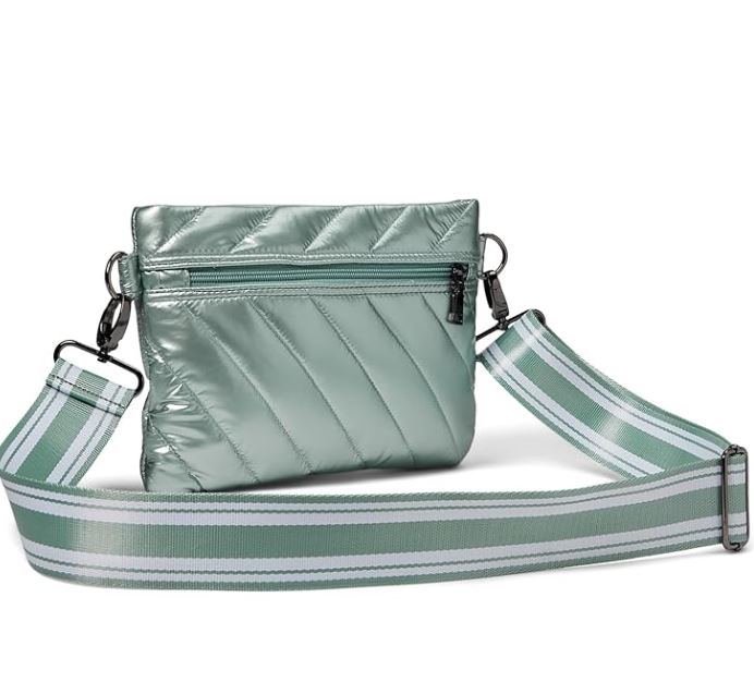 Diagonal Bum Bag 2.0 in Pearl Seafoam